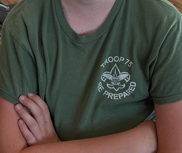Troop 75 Be Prepared scout tee