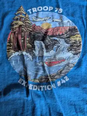 Troop 75 Be Prepared scout tee